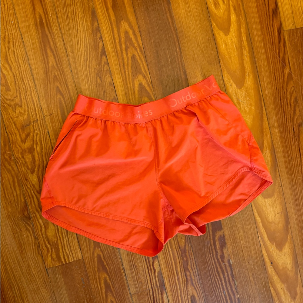 Outdoor Voices Small Orange Relay Short